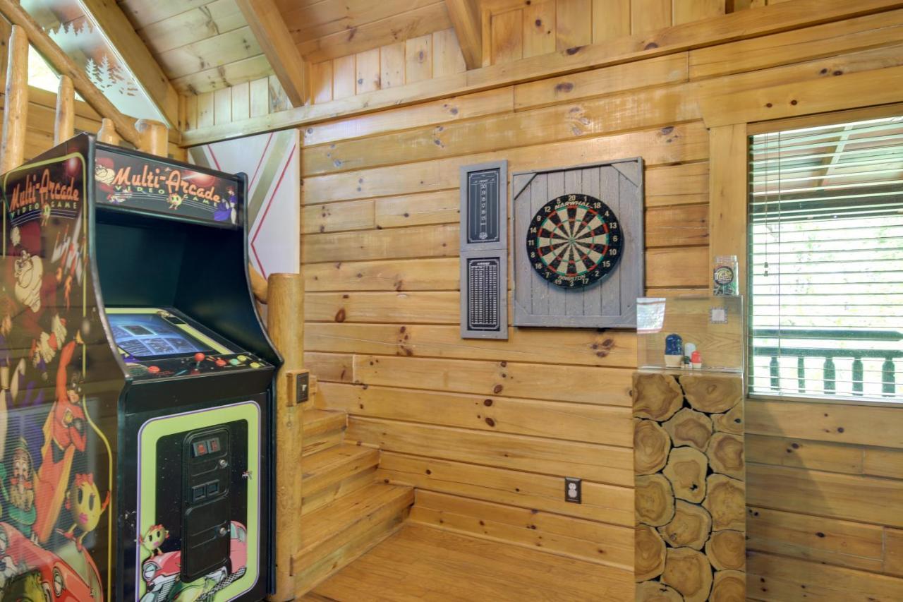 Gatlinburg Family Cabin With Private Hot Tub And Deck! Villa Luaran gambar